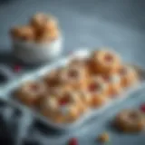 Delicious Eti Burçak cookies displayed elegantly