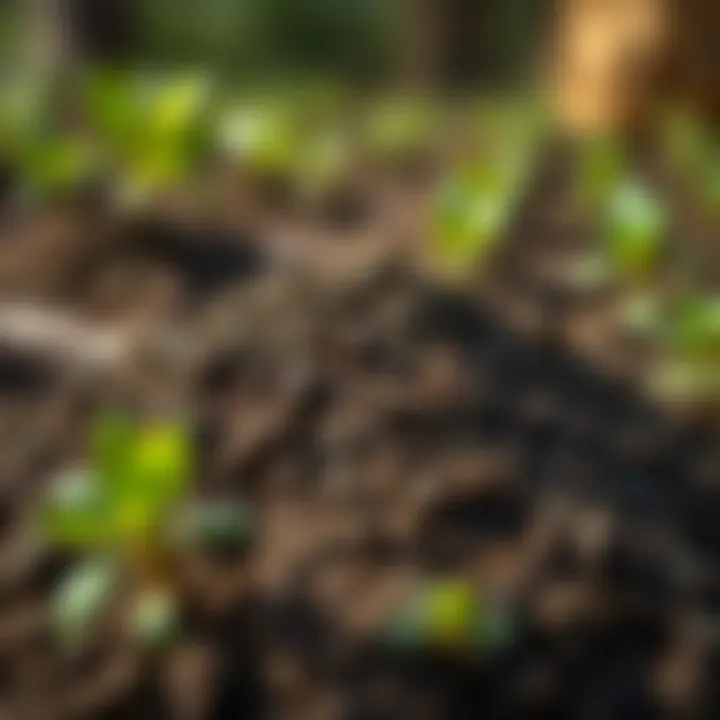 Ideal Soil for Planting Well-prepared soil for date palm planting