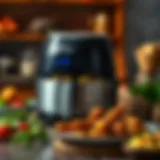 Fakir airfryer showcasing healthy meal options