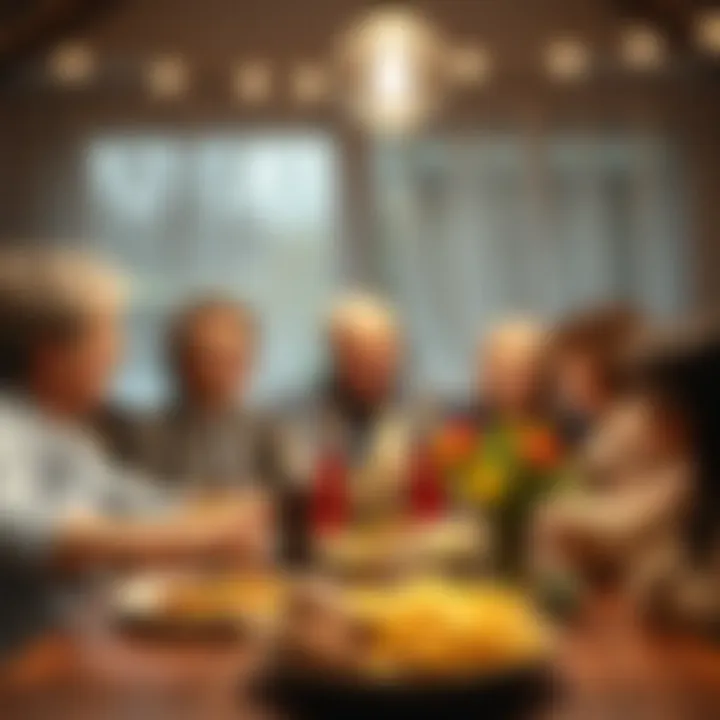 A Heartwarming Family Gathering on Father's Day Celebrating Father's Day with family