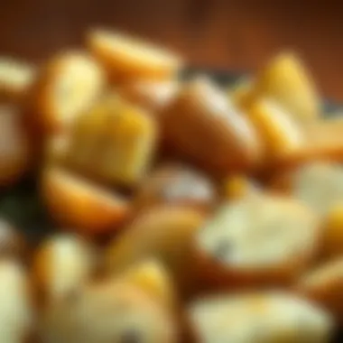 Freshly cut potatoes ready for seasoning and air frying