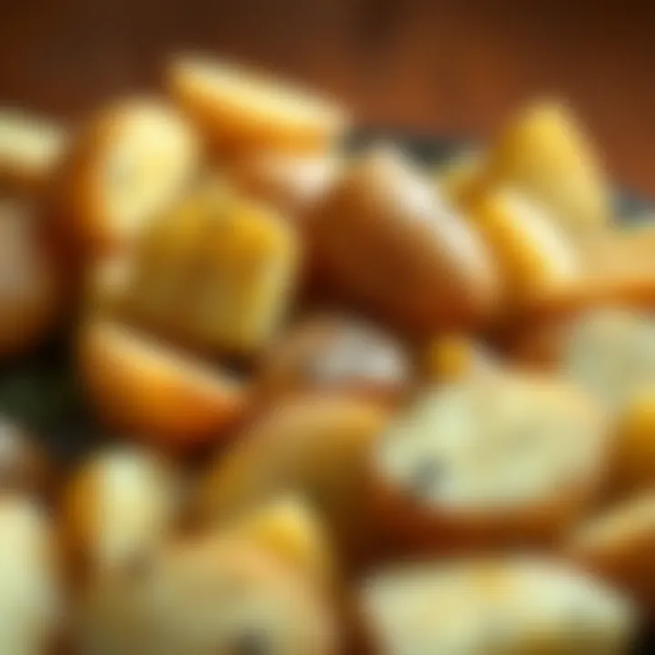 Freshly cut potatoes ready for seasoning and air frying