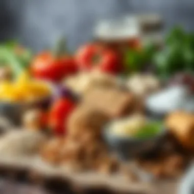 An array of gluten-free ingredients, highlighting diversity and nutrition.