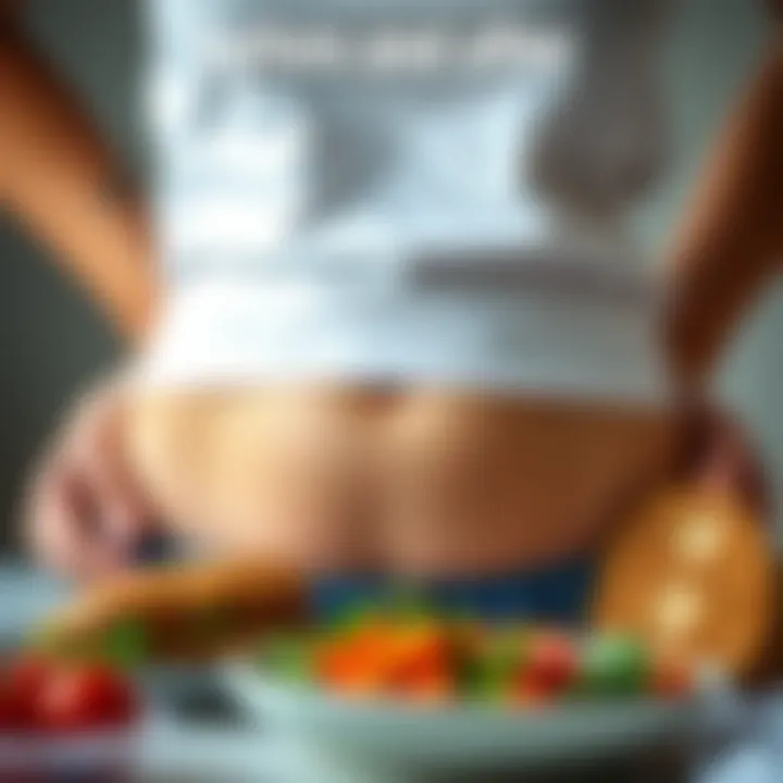 Transforming Your Waistline Effectively Before and after transformation focusing on waistline