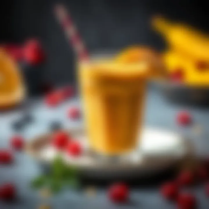 Golden berry smoothie