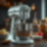A high-quality dough mixer showcasing its sleek design.