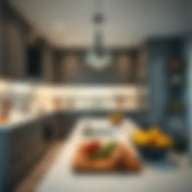 Sleek Contemporary Kitchen Contemporary kitchen design showcasing sleek lines and integrated appliances
