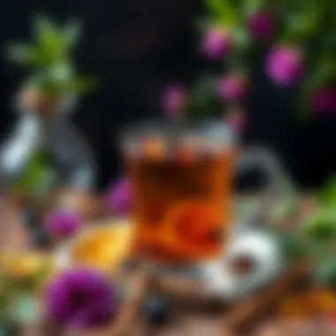 Herbal tea for alleviating cramps