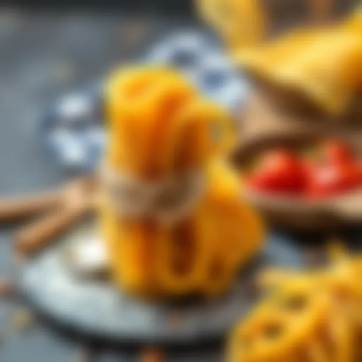 Historical pasta artifacts and ancient recipes