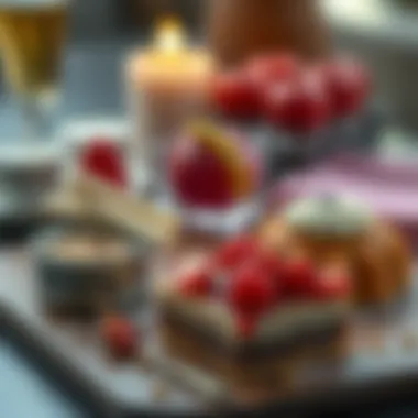 Delectable Desserts for Iftar Delectable dessert selection for the iftar table.