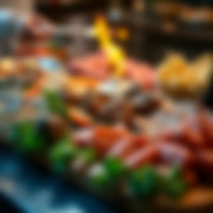 Chef's Special Meat Platter for Iftar A chef's special platter showcasing a variety of meat preparations