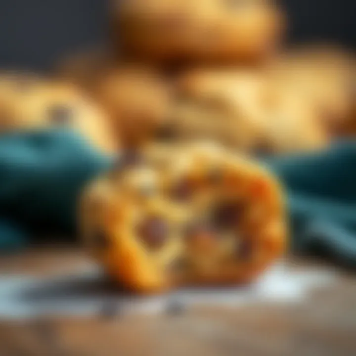 Freshly Baked Ikea Cookie Close-up of a freshly baked Ikea cookie with a delicate texture