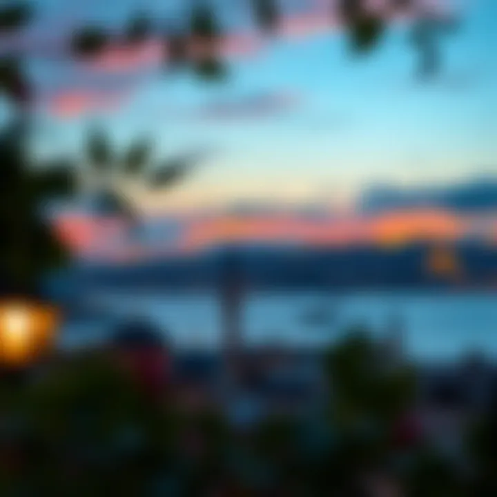 A serene sunset view over Istanbul during Ramadan