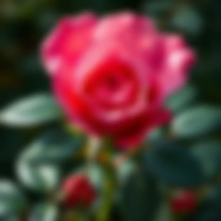 Japanese rose affected by common diseases and remedies