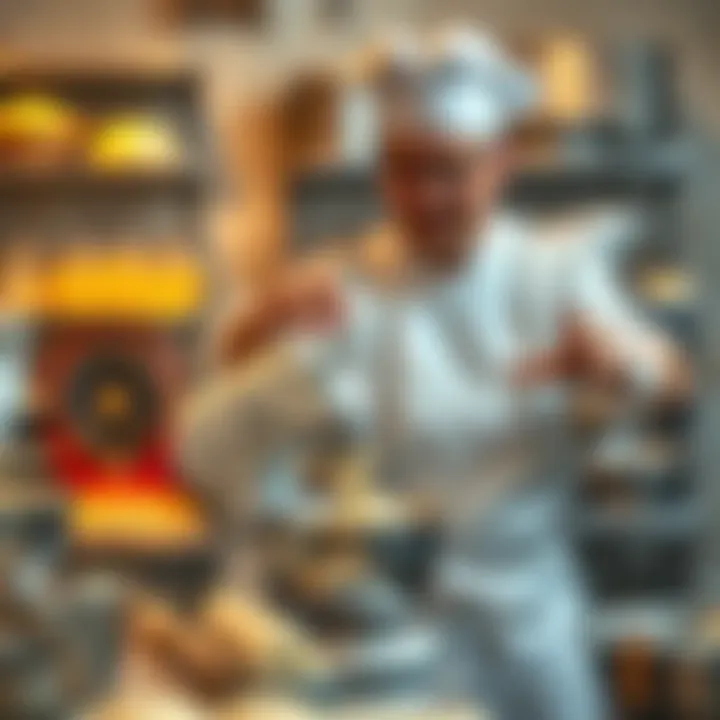 Innovative Features of Dough Kneading Machines Chef showcasing the dough kneading machine features