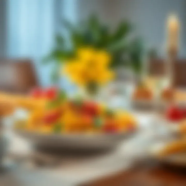A beautifully set table featuring Kardinal Pasta as the centerpiece.