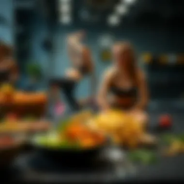 Dynamic workout session showcasing a range of exercises