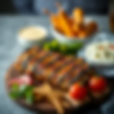 Nutrient-rich meal prepared for muscle growth