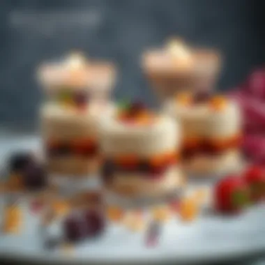 Elegant presentation of kazandibi dessert with garnishes