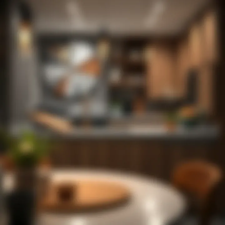 Exploring Material Choices for Cabinets Different materials used for kitchen cabinetry arranged harmoniously.