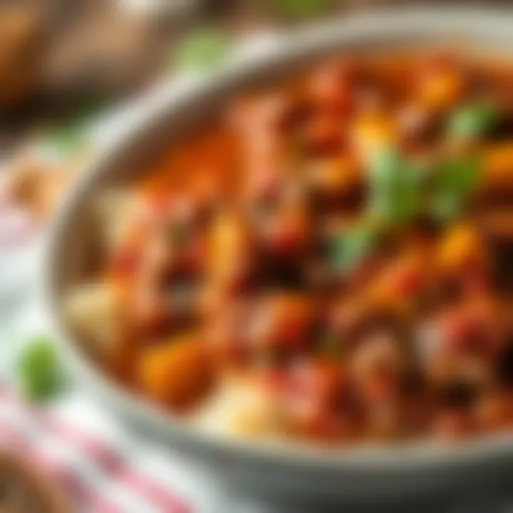 Rich and hearty meat sauce