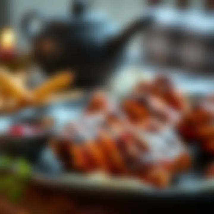 Grilled Koza Wings for Iftar Deliciously grilled koza wings ready for iftar.