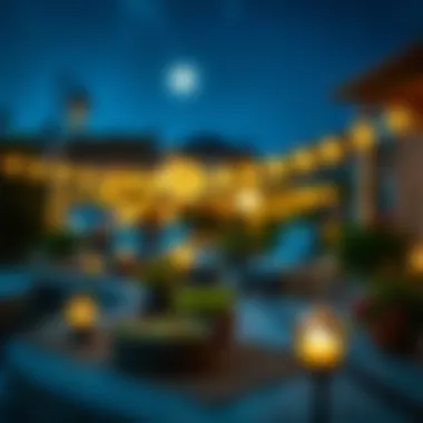 A serene night scene to symbolize improved sleep quality