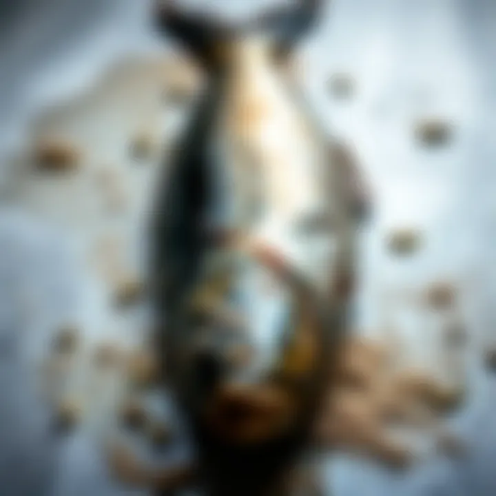 Filleted Mezgit Fish Cleaned fish showing perfect fillet