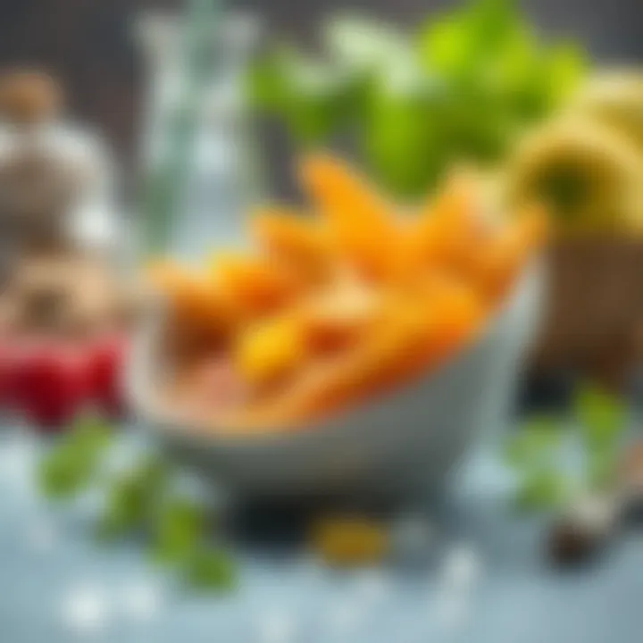 Illustration of healthy eating habits