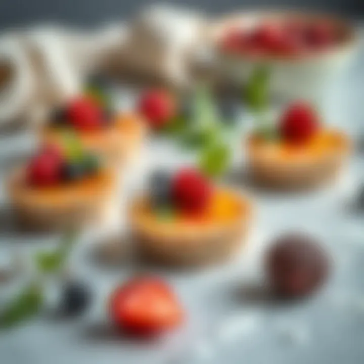 Delicious tart showcasing unique flavor combinations