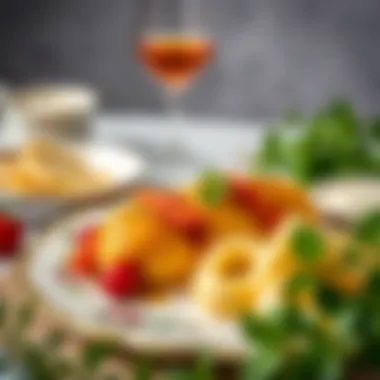 Elegant Presentation of İrmik Helvası Elegant presentation of Nermin Yazılıtaş İrmik Helvası on a decorative plate