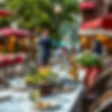 Charming outdoor dining setup in Nişantaşı