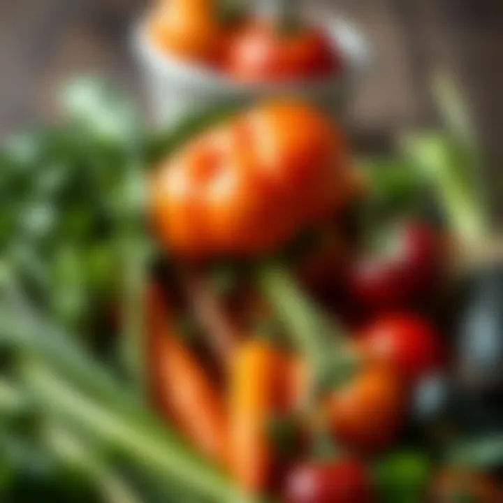 A selection of vibrant vegetables packed with nutrients