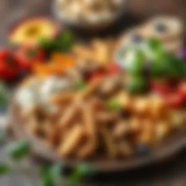 Healthy Dairy-Free Snack Options Nutritious dairy-free snacks arranged on a wooden platter