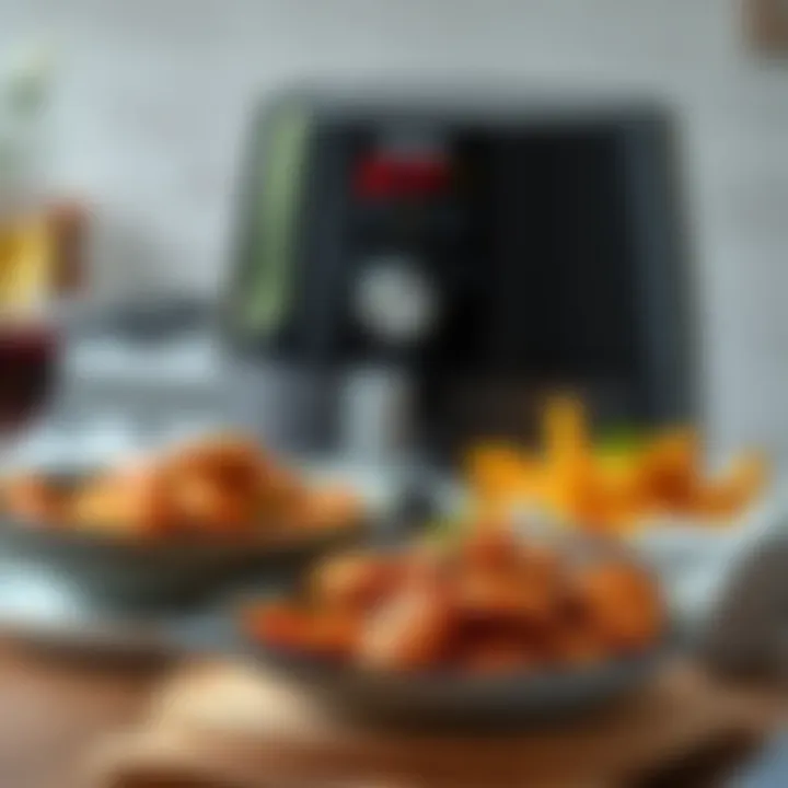 Healthy dishes prepared using Philips Airfryer XXL