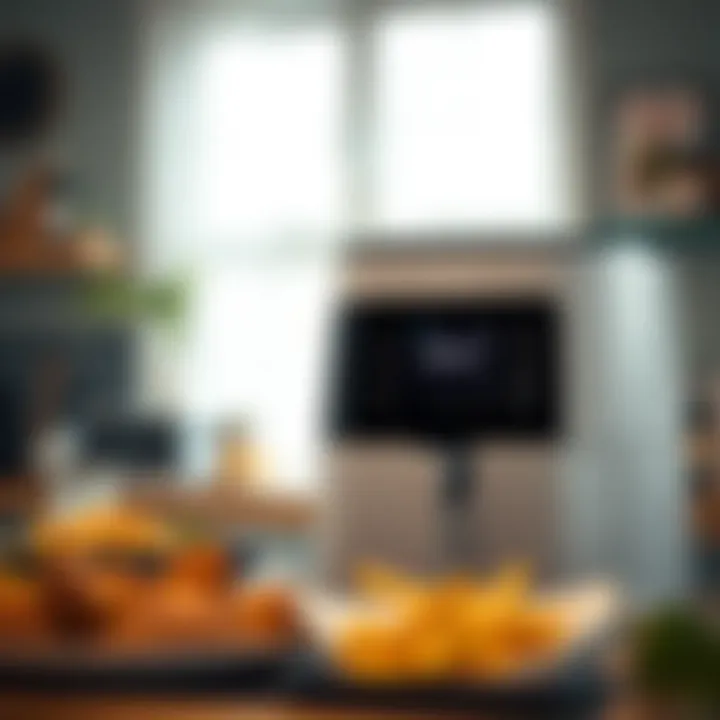 Intuitive Control Panel of Philips XXL Airfryer User-friendly interface of the Philips XXL Airfryer