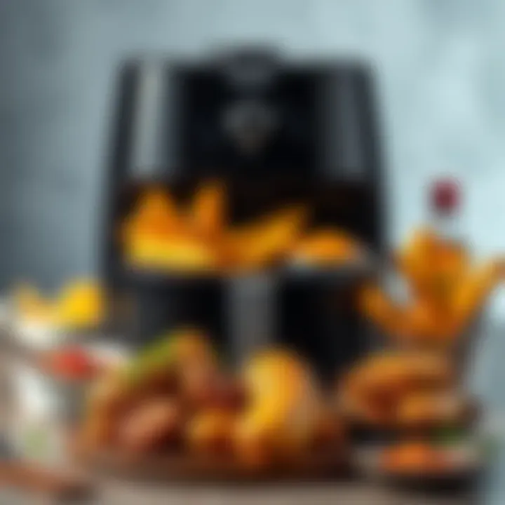 Diverse Cuisine with Philips XXL Airfryer Variety of meal options created using Philips XXL Airfryer