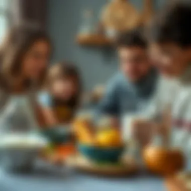 Milk: A Vital Part of Family Nutrition A family enjoying a meal with milk as a key component