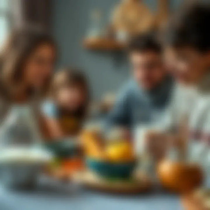 Milk: A Vital Part of Family Nutrition A family enjoying a meal with milk as a key component