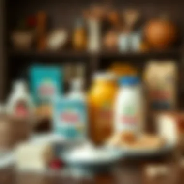 Diverse Range of Pinar Dairy Products A selection of Pinar dairy products arranged aesthetically