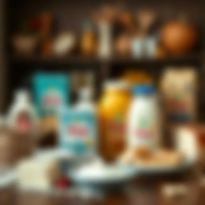Diverse Range of Pinar Dairy Products A selection of Pinar dairy products arranged aesthetically