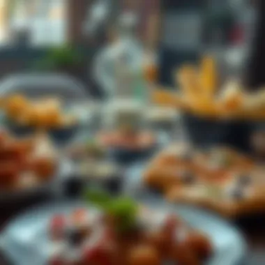 An array of traditional Turkish dishes including pırasalı çıbörek