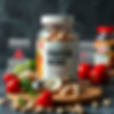 Understanding Health Risks Graphic representation of potential health risks associated with protein supplements.