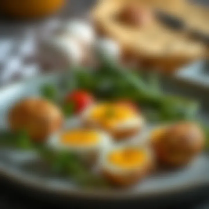 Healthy meals incorporating quail eggs for children