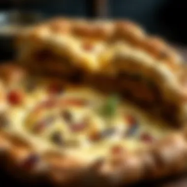 Cultural Significance of Pide An artistic depiction of pide, representing cultural significance