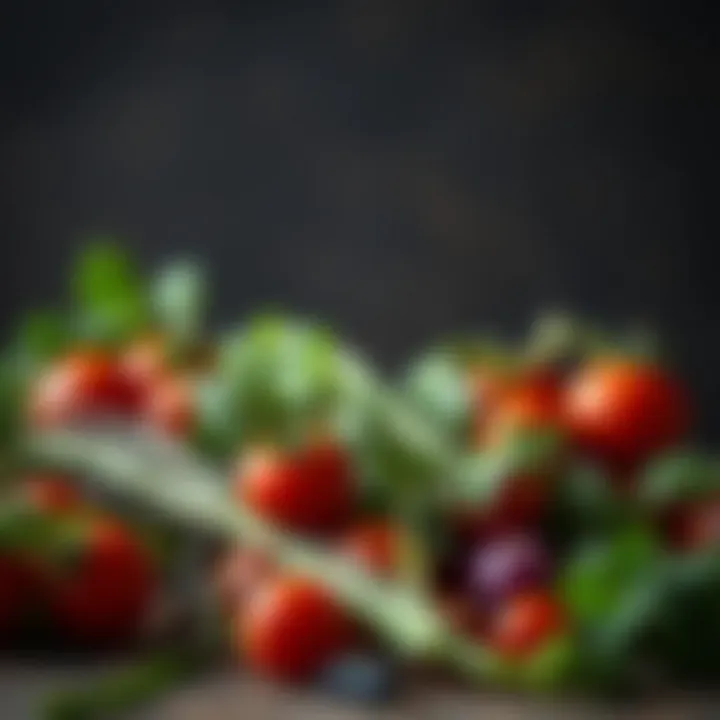 Fresh vegetables from spring harvest