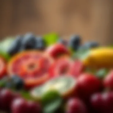 Nutrient-Rich Fruits Fresh fruits rich in water-soluble vitamins