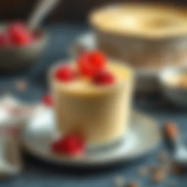 Ingredients for making pudding