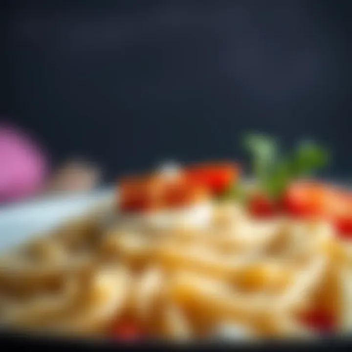 A close-up of a creamy risotto made with rich dairy ingredients, garnished to perfection.