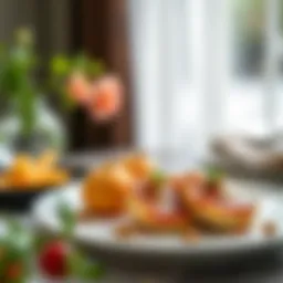 Elegant presentation of sutlu tatlı süslümeleri